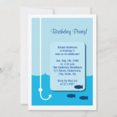 Tiefseefischerei Einladung (Vorderseite)