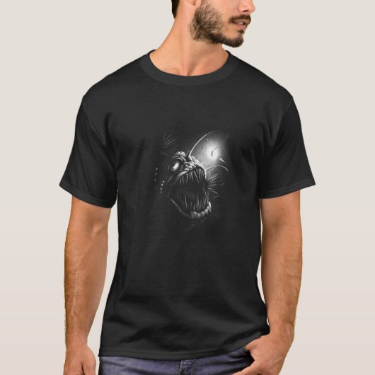 Tiefseefischerei Fisch T-Shirt (Vorderseite)