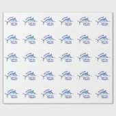 Tiefseefischerei Geschenkpapier (Flach)