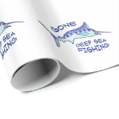 Tiefseefischerei Geschenkpapier (Rolleneckpunkt)