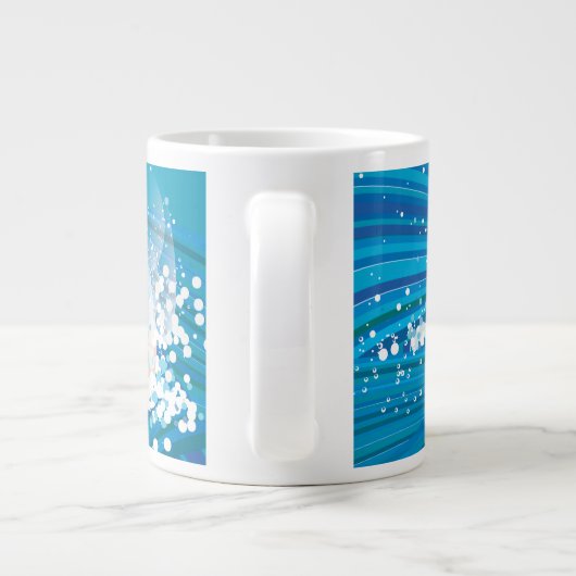 Tiefseefischerei Jumbo-Tasse (Rückseite)