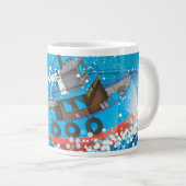 Tiefseefischerei Jumbo-Tasse (Vorderseite Rechts)