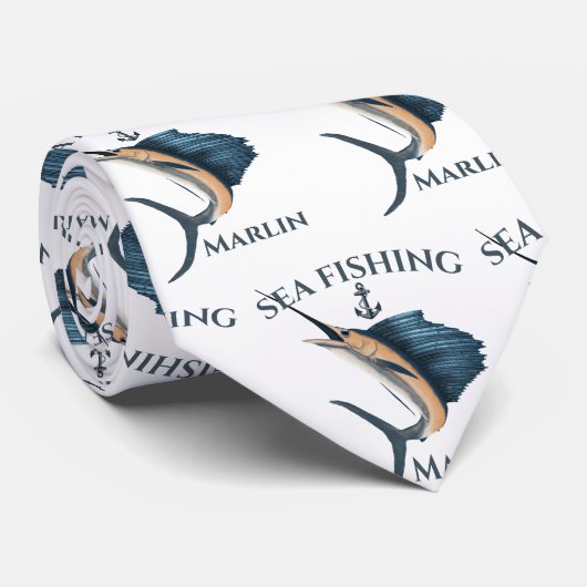 Tiefseefischerei Krawatte (Gerollt)