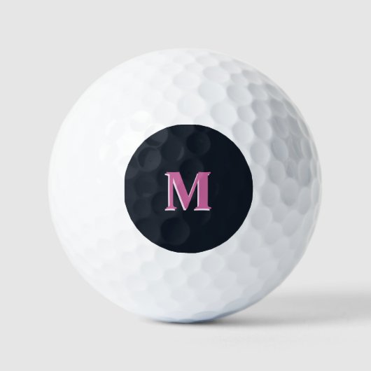 Tiefseefischerei mit Monogramm Golfball (Vorderseite)