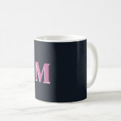 Tiefseefischerei mit Monogramm Kaffeetasse (VorderseiteRechts)