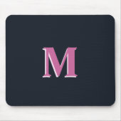 Tiefseefischerei mit Monogramm Mousepad (Vorne)