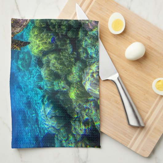 Tiefseegarnelen Geschirrtuch (Viertel Falte)