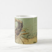 Tiefseegarnelen, Vintage Meerestiere Kaffeetasse (Mittel)