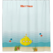 Tiefseegarnelenuntersee Duschvorhang (Vorderseite)