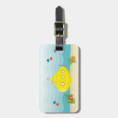 Tiefseegarnelenuntersee Gepäckanhänger (Vorderseite vertikal)