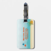 Tiefseegarnelenuntersee Gepäckanhänger (Rückseite vertikal)