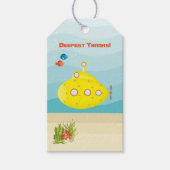 Tiefseegarnelenuntersee Geschenkanhänger (Vorderseite)