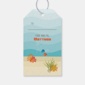 Tiefseegarnelenuntersee Geschenkanhänger (Rückseite)