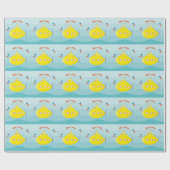 Tiefseegarnelenuntersee Geschenkpapier (Flach)