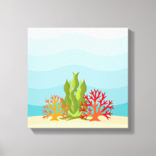 Tiefseegarnelenuntersee Leinwanddruck