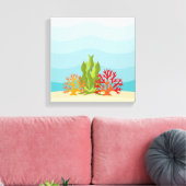 Tiefseegarnelenuntersee Leinwanddruck (Insitu (Wohnzimmer))