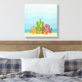 Tiefseegarnelenuntersee Leinwanddruck (Insitu (Schlafzimmer))