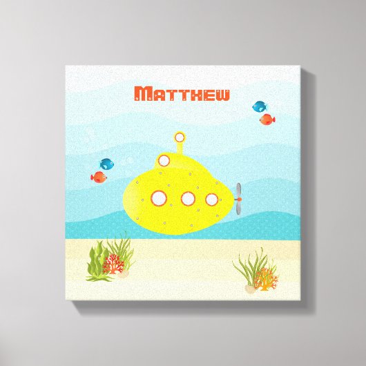 Tiefseegarnelenuntersee Leinwanddruck (Vorderseite)