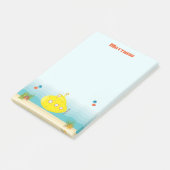 Tiefseegarnelenuntersee Post-it Klebezettel (angewinkelt)