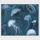 Tiefseegelei Geschenkpapier (Flach)