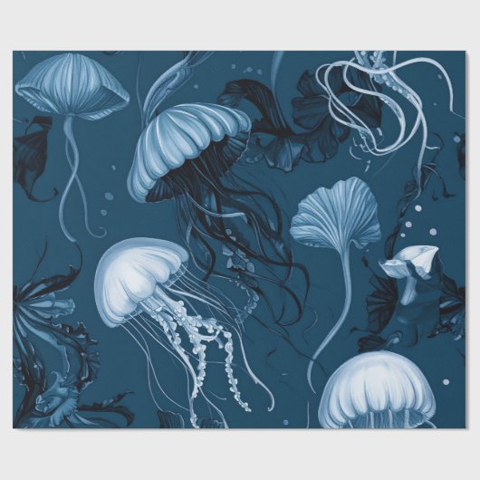 Tiefseegelei Geschenkpapier (Flach)