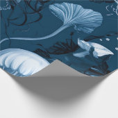 Tiefseegelei Geschenkpapier (Ecke)