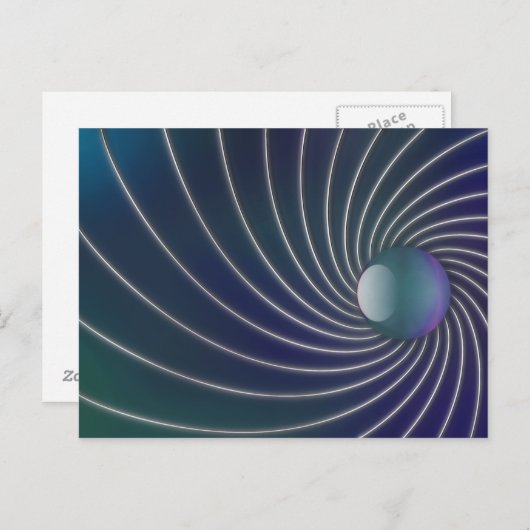 Tiefseegenale Postkarte (Vorne/Hinten)