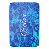 Tiefseegewässer der Marine anpassen Badematte (Vorderseite Vertikal)