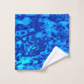 Tiefseegewässer der Marine anpassen Badhandtuch Set (Waschlappen)