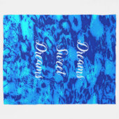 Tiefseegewässer der Marine anpassen Fleecedecke (Vorderseite (Horizontal))