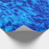 Tiefseegewässer der Marine anpassen Geschenkpapier (Ecke)