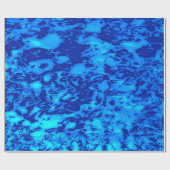 Tiefseegewässer der Marine anpassen Geschenkpapier (Flach)