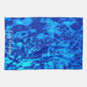 Tiefseegewässer der Marine anpassen Geschirrtuch (Horizontal)