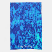 Tiefseegewässer der Marine anpassen Geschirrtuch (Vertikal)