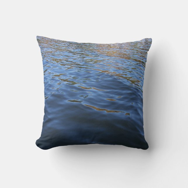 Tiefseegewässer Kissen (Vorderseite)