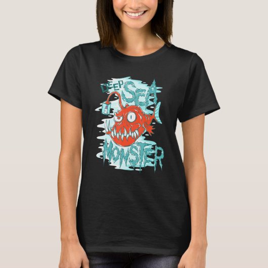 Tiefseemonster Frogfish T-Shirt (Vorderseite)