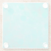 Tiefseemuster Glasuntersetzer (Rückseite)