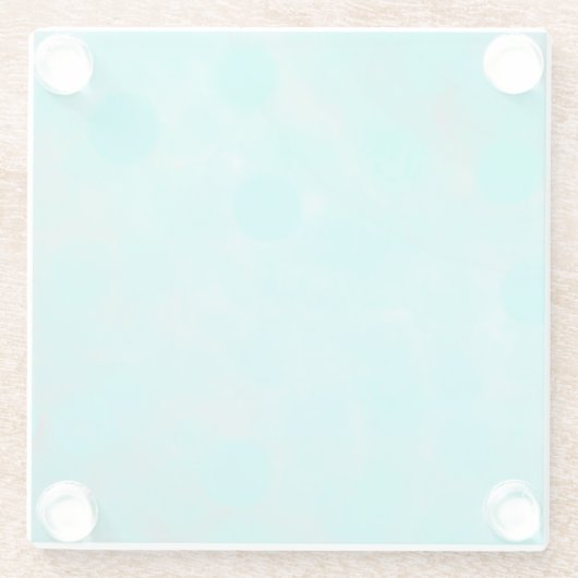 Tiefseemuster Glasuntersetzer (Rückseite)