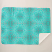 Tiefseemuster Sherpadecke (Vorderseite (Horizontal))