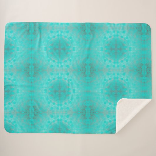 Tiefseemuster Sherpadecke (Vorderseite (Horizontal))