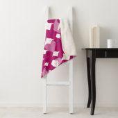 Tiefseetauchen Himbeere Rosa und Weiß Sherpadecke (Beispiel)