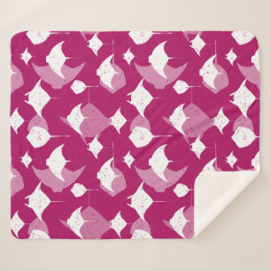 Tiefseetauchen Himbeere Rosa und Weiß Sherpadecke