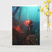 Tiefseetauchen Karte (Gelbe Blume)