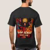 Tiefseetauchen + Kush Sensei T - Shirt (Rückseite)