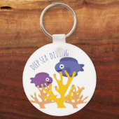 Tiefseetauchen Schlüsselanhänger (Vorderseite)