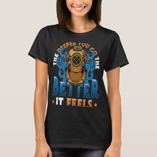 Tiefseetauchen T-Shirt (Vorderseite)