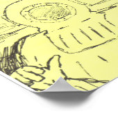 Tiefseetaucher Poster (Ecke)