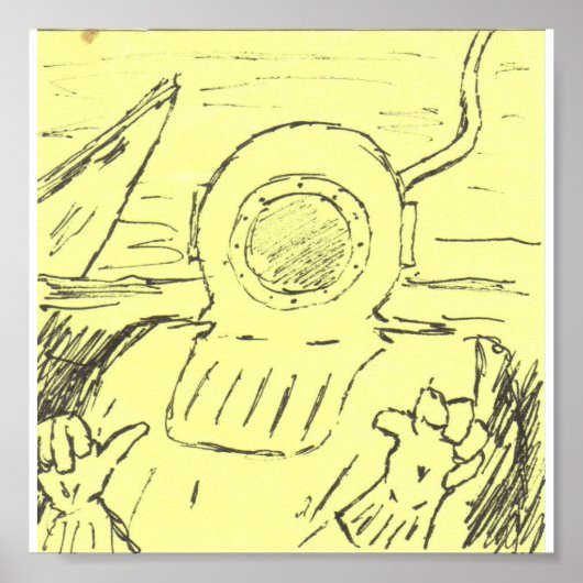 Tiefseetaucher Poster (Vorne)