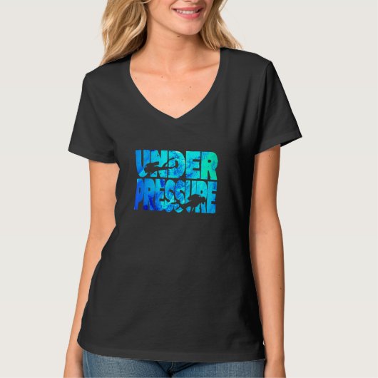 Tiefseetaucher-Scuba T-Shirt (Vorderseite)