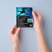 Tiefseetaucher-Silhouette, Tauchunterricht Flyer (Gruppe)